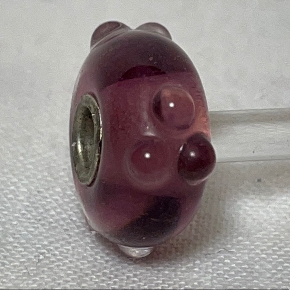 Trollbeads Purple Flower Bud LAST ONE